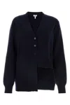 Loewe Cashmere Cardigan With Asymmetric Hemline