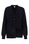 Loewe Cashmere Cardigan With Asymmetric Hemline