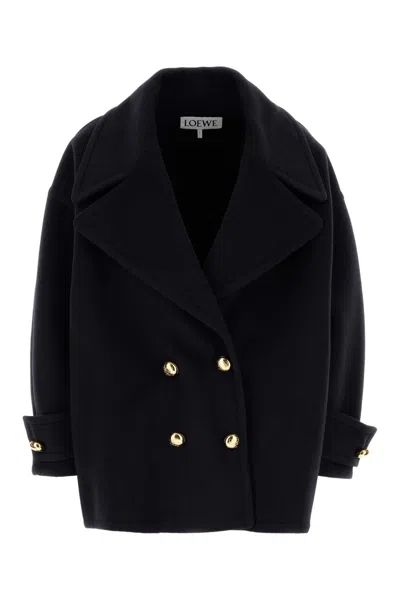 Loewe Midnight Blue Wool Coat