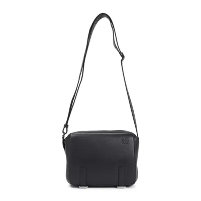 Loewe Military Messenger Xs Hunter Black Soft Calf Bag