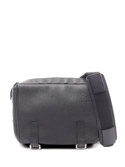 Pre-owned Loewe Military Messenger Xs Shoulder Bag In Black