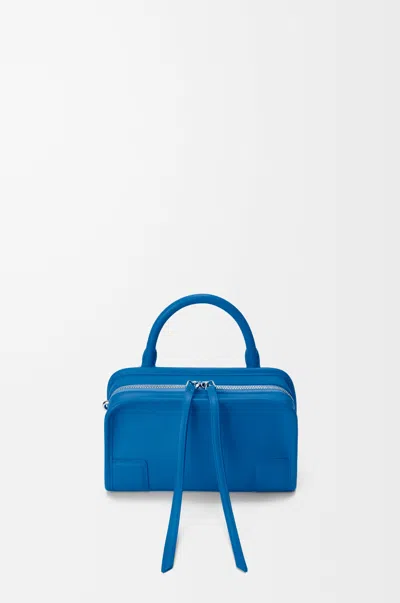 Loewe Mini Amazona 180 Bag In Soft Leather Skin For Woman In Blue