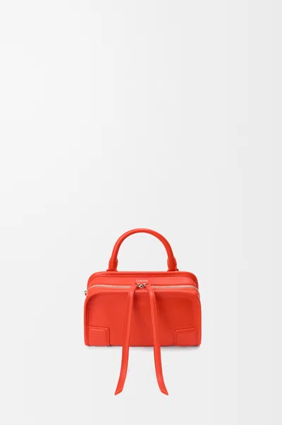 Loewe Mini Amazona 180 Bag In Soft Leather Skin For Woman In Orange
