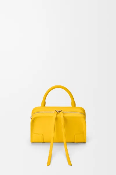 Loewe Mini Amazona 180 Bag In Soft Leather Skin For Woman In Yellow