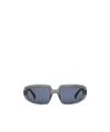 Loewe Mini Anagram Steps Rectangular Sunglasses In Pink