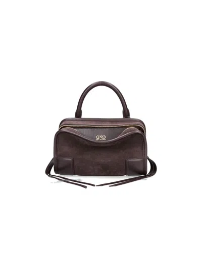 Loewe Mini Bag "amazona 180" In Burgundy