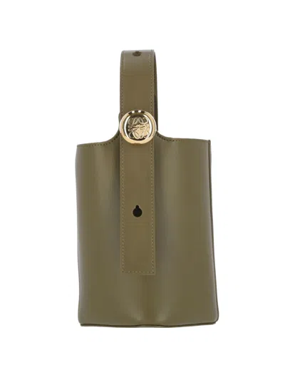 Loewe Mini Bag "pebble" In Green