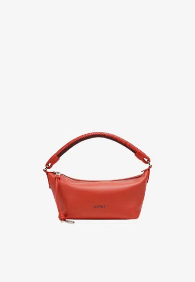 Loewe Mini Cala Nappa Leather Shoulder Bag In Orange