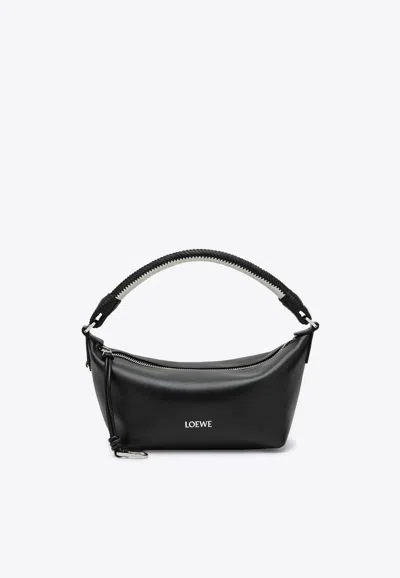 Loewe Mini Cala Shoulder Bag In Lambskin In Black