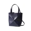 Loewe Women Puzzle Fold Mini Leather Tote In Blue