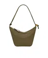 Loewe Mini Hammock Hobo Bag In Classic Calfskin In Green