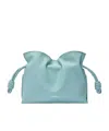 Loewe Gate Pocket Leather Crossbody Mini Bag In Blue