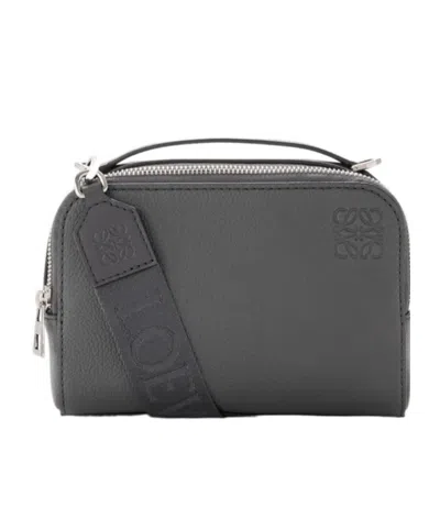 Loewe Mini Crossbody Camera Bag In Soft Grained Calfskin In Orange