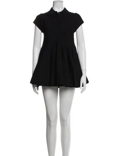 Pre-owned Loewe Mini Dress In Black