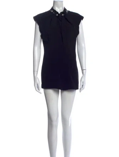 Pre-owned Loewe Mini Dress In Black
