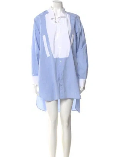 Pre-owned Loewe Mini Dress In Blue