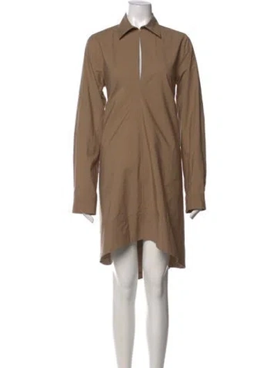 Pre-owned Loewe Mini Dress In Neutrals