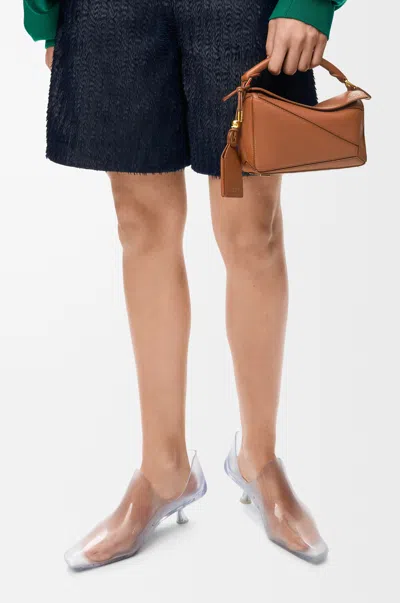 Loewe Mini Featherlight Puzzle Bag In Nappa Lambskin For Woman In Brown