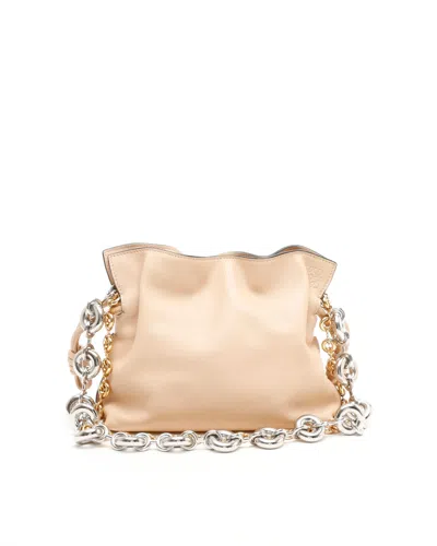 Loewe Mini Flamenco Bag In Sand
