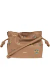 Loewe Mini Flamenco Cat-print Shoulder Bag In Brown