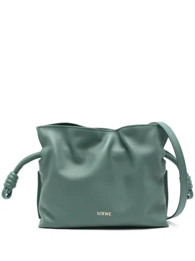 Loewe Mini Flamenco Clutch In Grün