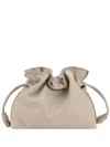 Loewe Mini Flamenco Clutch Bag In Neutrals