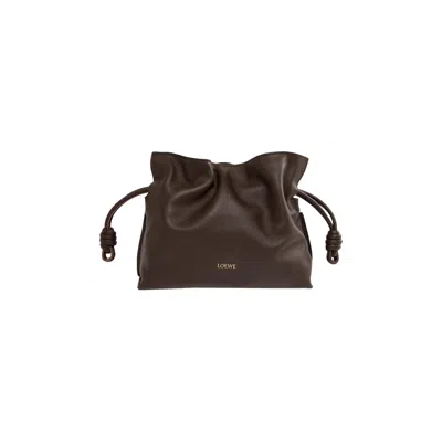Pre-owned Loewe Mini Flamenco Clutch 'chocolate' | Brown | Women's Size Onesize