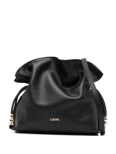 Loewe Mini Flamenco Clutch Mit Logo In Black