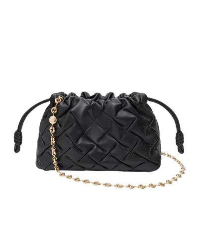 Loewe Mini Flamenco Purse In Pinched Nappa Calfskin In Black