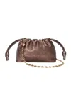 Loewe Mini Flamenco Shoulder Bag In Brown