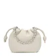 Loewe Mini Flamenco Shoulder Bag In White