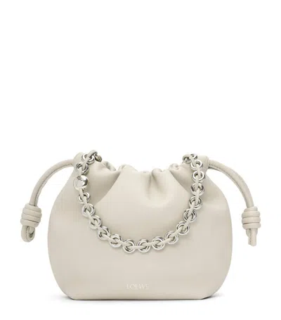 Loewe Mini Flamenco Shoulder Bag In Nude