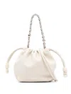 Loewe Mini Flamenco Shoulder Bag In White