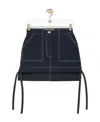 Loewe Mini Frock Skirt In Black