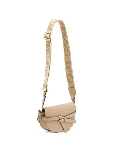 Pre-owned Loewe Mini Gate Cross-body Bag In Neutrals