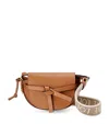 Loewe Mini Gate Dual Bag In Brown
