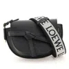 Loewe Mini Gate Dual Bag In Black In Black