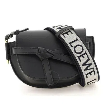 Loewe Mini Gate Dual Bag In Black