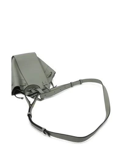 Pre-owned Loewe Mini Hammock Bucket Bag In Grey