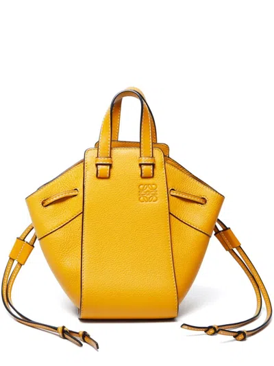 Pre-owned Loewe Mini Hammock Handbag In Yellow