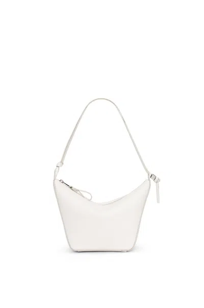 Loewe Calfskin Hammock Mini Bag In White