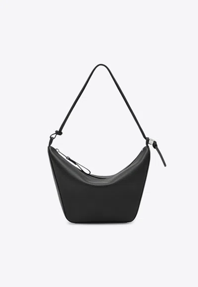 Loewe Mini Hammock Hobo Bag In Black