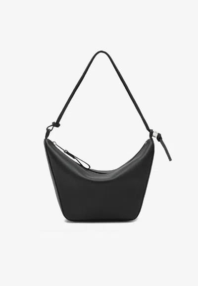 Loewe Mini Hammock Hobo Bag In Black