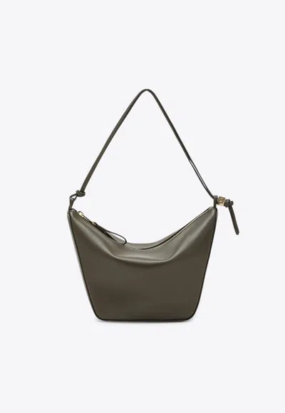 Loewe Mini Hammock Hobo Bag In Brown