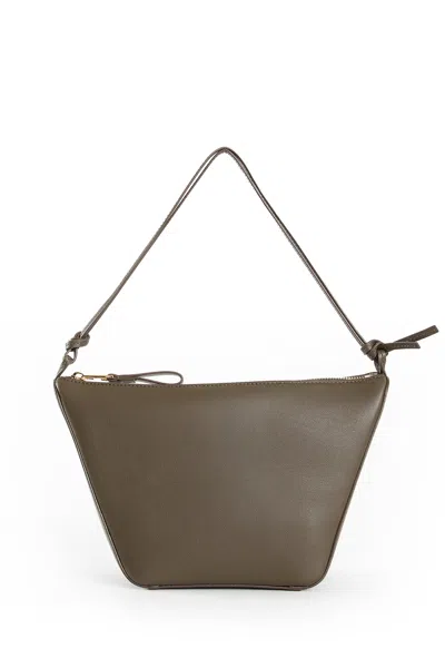 Loewe Mini Hammock Hobo In Classic Calfskin In Green