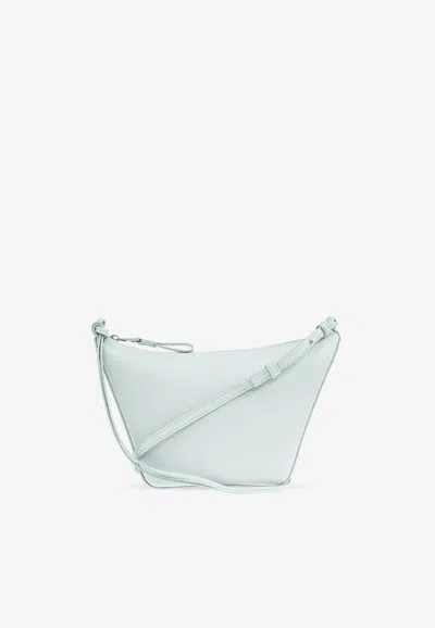Loewe Mini Hammock Leather Shoulder Bag In Blue