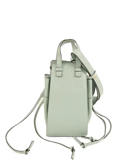 Pre-owned Loewe Mini Hammock Shoulder Bag In Blue