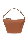 Loewe Mini Hammock Hobo Bag In Classic Calfskin In Braun