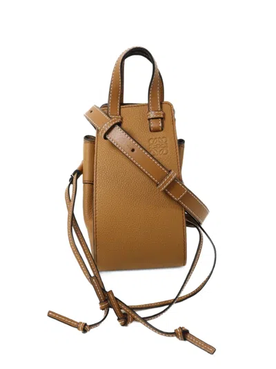 Pre-owned Loewe Mini Hammock Tote Bag In Neutral