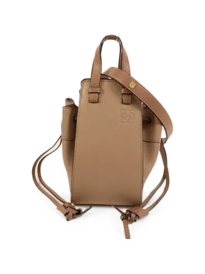 Pre-owned Loewe Mini Hammock Tote Bag In Neutrals